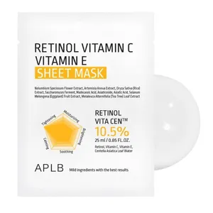 APLB Retinol  10.5% Vitamin C Vitamin E Sheet Mask 25ml